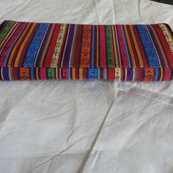 LONDON REBEL Multicolour Woven Clutch Bag - Picture 12 of 16